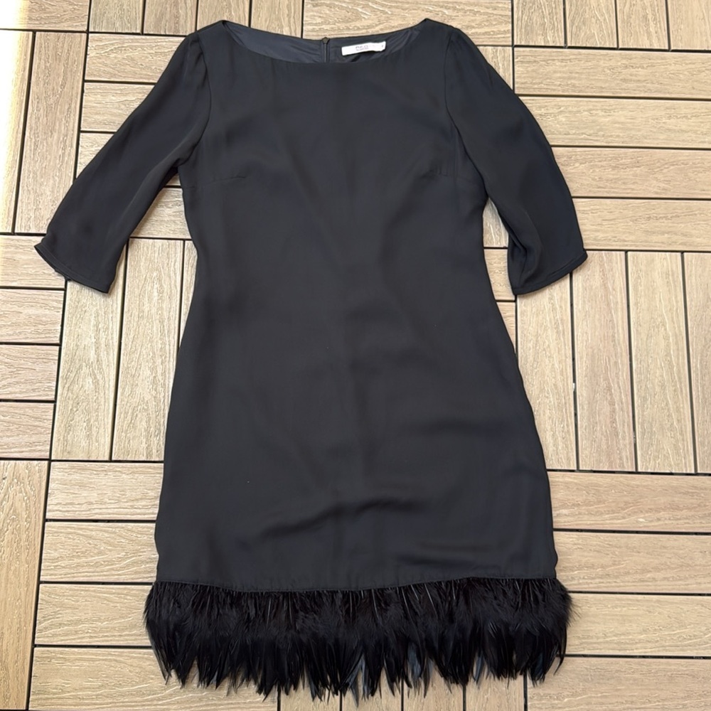 R.E.D Valentino black long sleeve shift dress - Picture 10 of 11